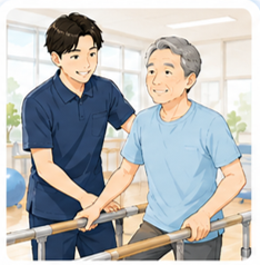 作業療法士・理学療法士のイラスト