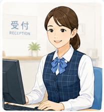 医療受付・医療事務のイラスト