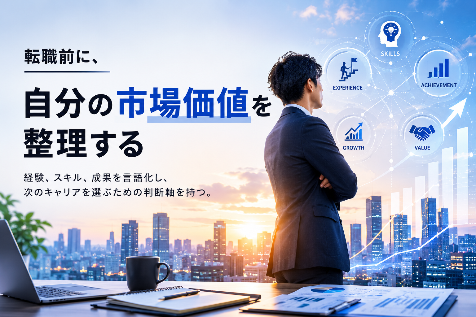 転職前に自分の市場価値を整理する
