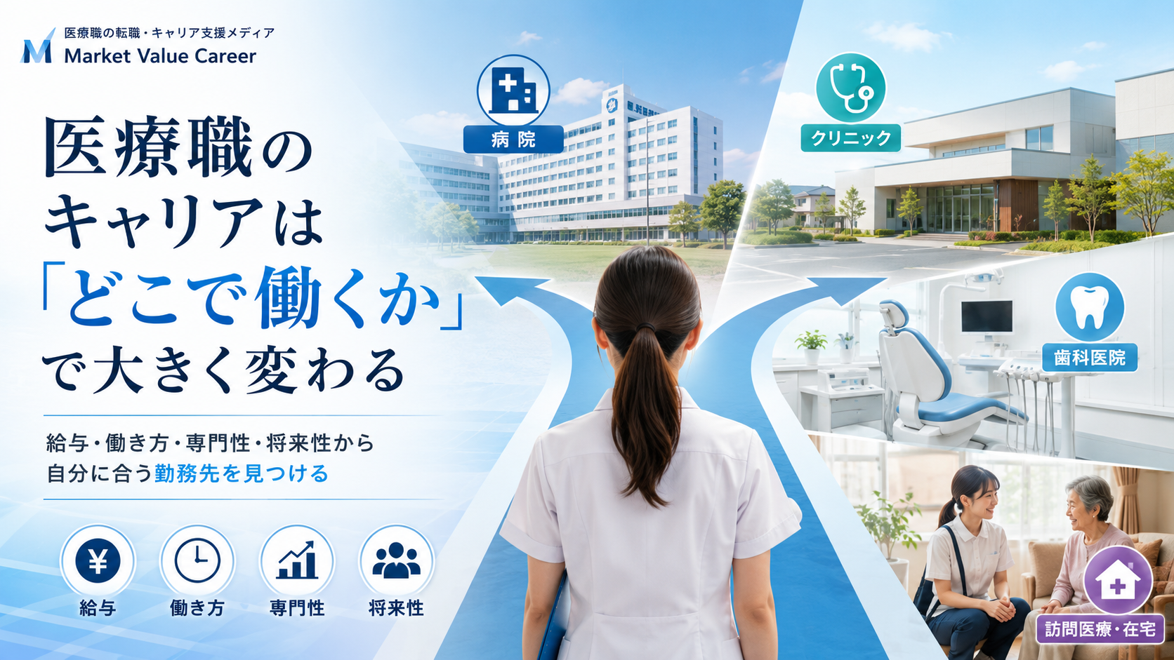 医療職の勤務先選びで最初に決める3つの軸
